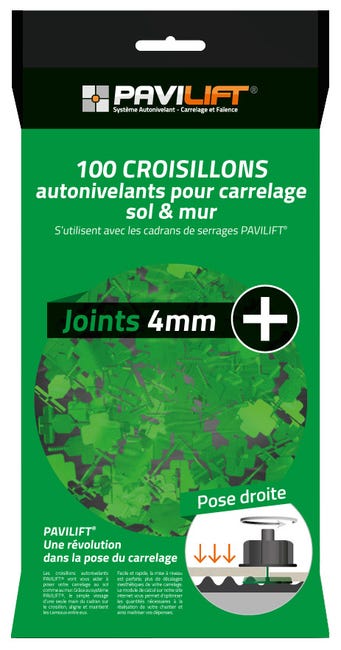 Kit De 100 Croisillons Pavilift En Croix 4 Mm Leroy Merlin