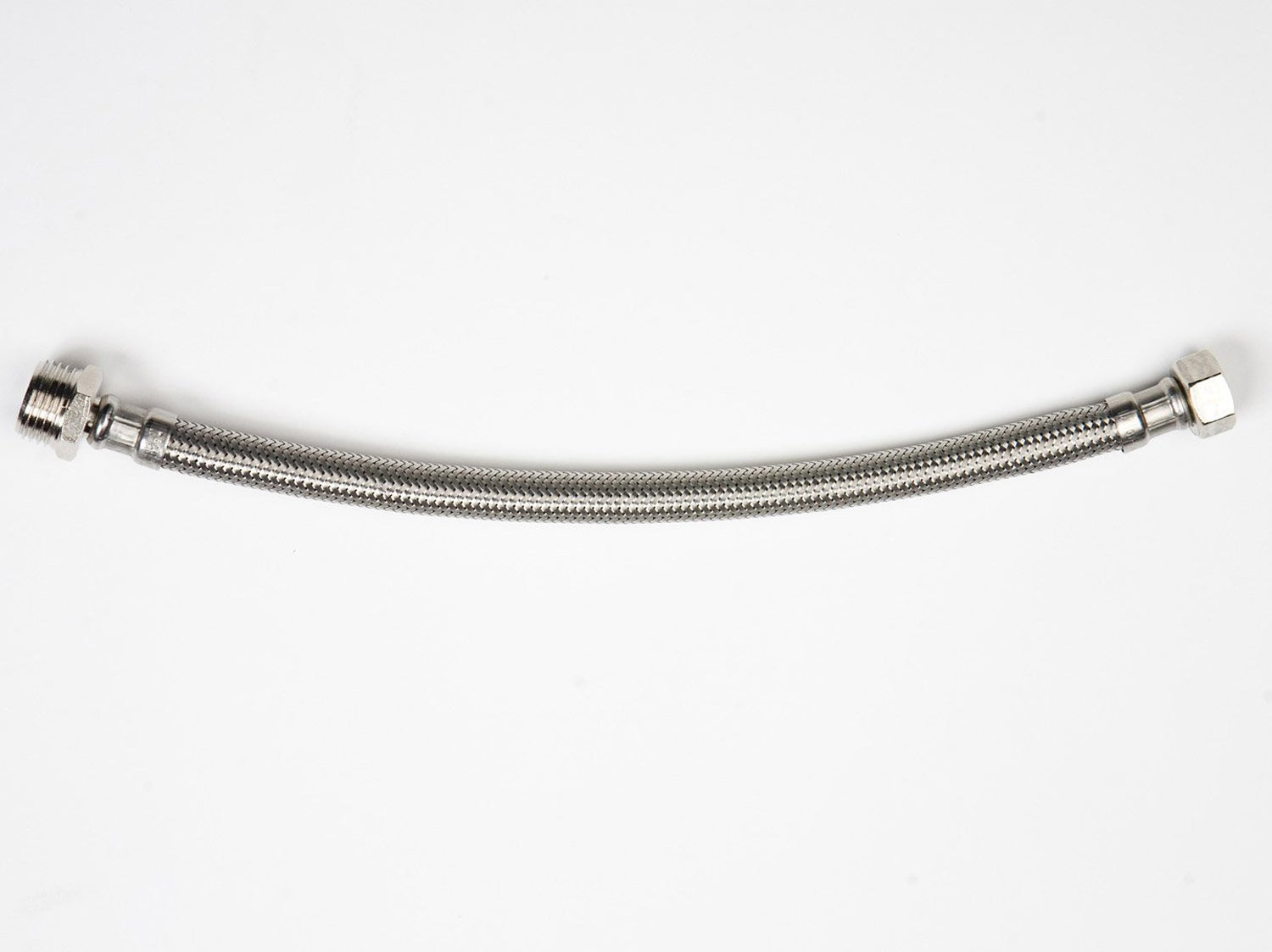 Tuyau blindé de 200 cm avec connexion de 2 x 1/2 pour leau potable Tuyau flexible avec tressage en acier inoxydable 